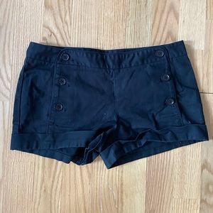 Black *fancy* button-up Aritzia/Tallis shorts!
